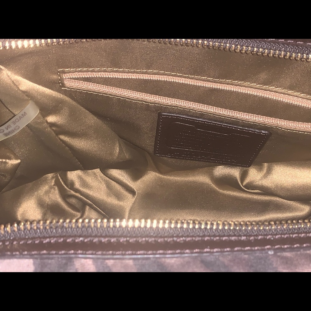 Coach zebra print satchel bag - Picture 5 of 8